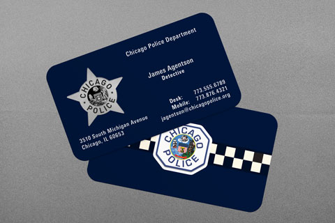 Chicago Police Department Business Card