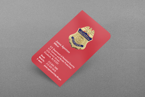 CBP Business Card (Red)