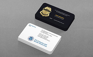Federal Government Law Enforcement Business Card