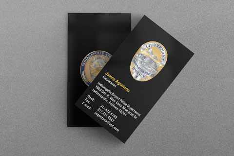 IND Airport Police Department Business Card
