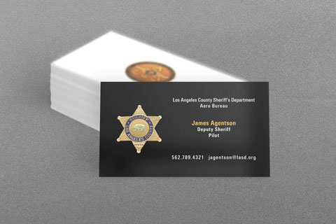 Los Angeles County Sheriff Business Card