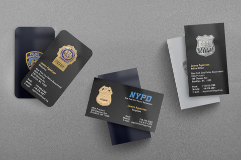 NYPD Police Business Card