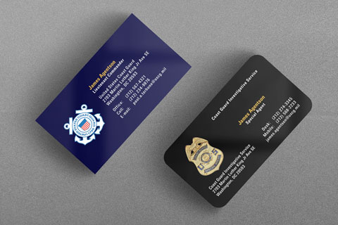 USCG and CGIS business cards