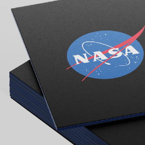 NASA painted edge high quality business card
