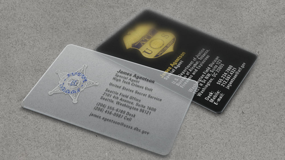 20pt Plastic Business Cards